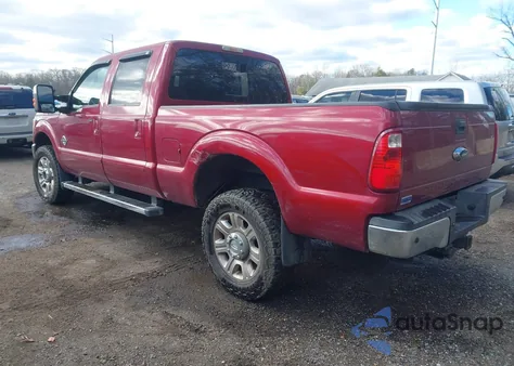 2013 Ford F-250 Lariat из США, поврежденный, VIN 1FT7W2BT9DEB07556